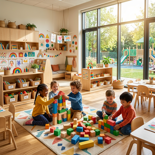 Kids learning at Little Star Nursery